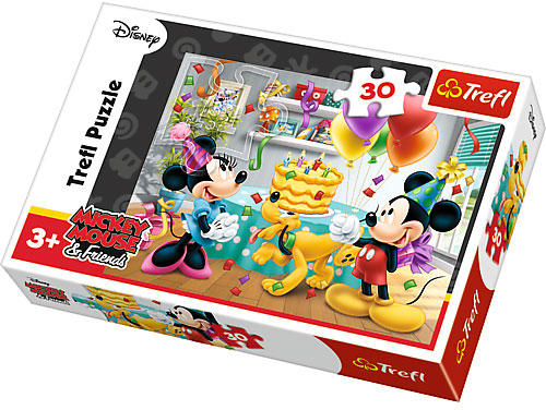Mickey Mouse és barátai - Születésnapi torta 30 db-os (18211)