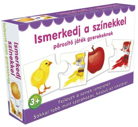 Ismerkedj a színekkel párosító játék