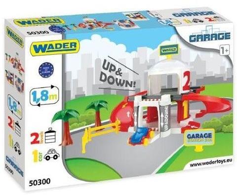 Vásárlás: Wader Kétemeletes garázs szett lifttel (50300) Játék autópálya  árak összehasonlítása, Kétemeletes garázs szett lifttel 50300 boltok
