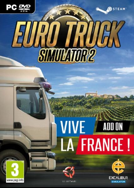 Excalibur Euro Truck Simulator 2 Vive la France! (PC) játékprogram árak,  olcsó Excalibur Euro Truck Simulator 2 Vive la France! (PC) boltok, PC és  konzol game vásárlás