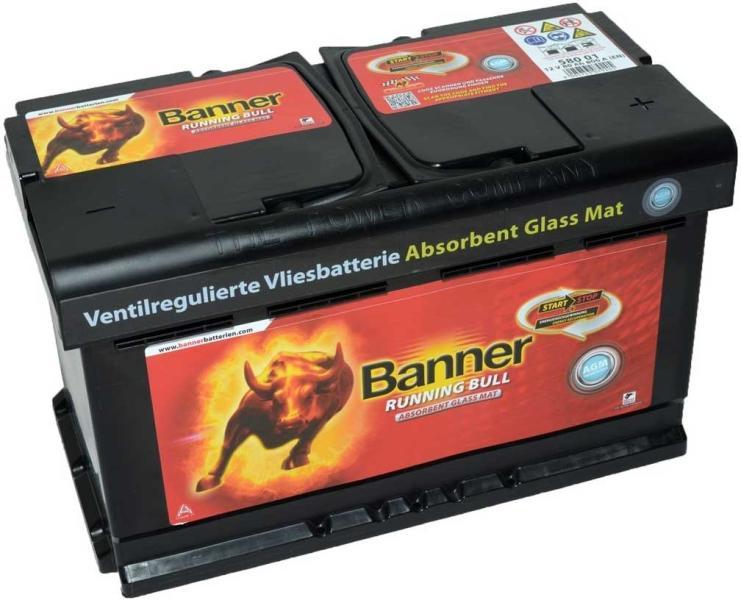 Running Bull AGM 80Ah 800A right+ (580 01)