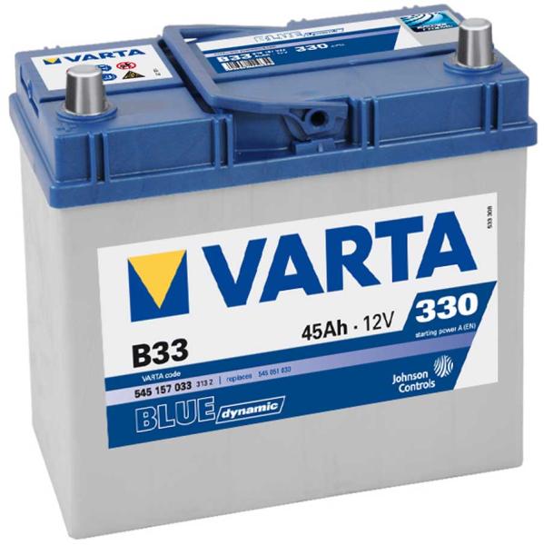 VARTA Blue Dynamic 45Ah 330A left+ Asia (545 157 033) vásárlás, Autó  akkumulátor bolt árak, akciók, autóakku árösszehasonlító