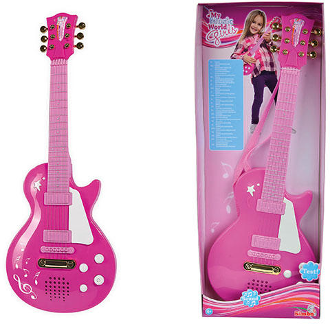 Vásárlás: Simba Toys My Music World lány rock gitár (106830693)  Játékhangszer árak összehasonlítása, My Music World lány rock gitár  106830693 boltok