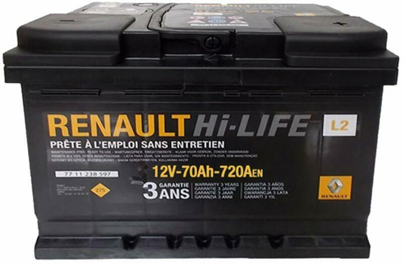 Baterie L3 EFB 70AH 720A Renault Hi-Life OEM 7711575175 