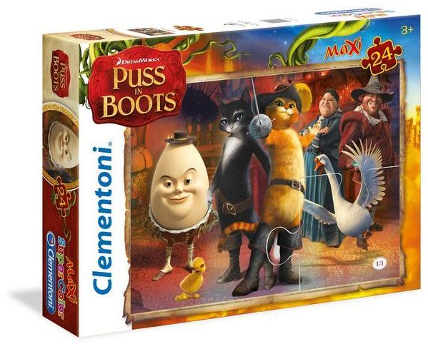 Vásárlás: Clementoni Shrek - Csizmás Kandúr maxi puzzle 24 db-os Puzzle  árak összehasonlítása, Shrek Csizmás Kandúr maxi puzzle 24 db os boltok
