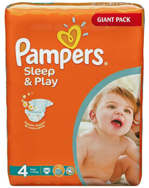 Vásárlás: Pampers Sleep & Play 4 Maxi (7-14kg) 86db Pelenka árak  összehasonlítása, Sleep Play 4 Maxi 7 14 kg 86 db boltok