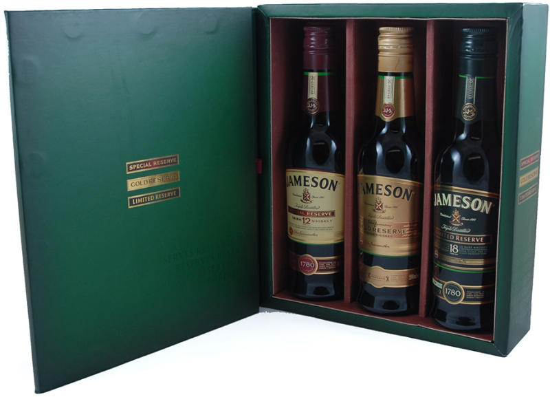 Vásárlás: Jameson Reserves Pack 3x0,2 l 40% Whiskey árak összehasonlítása,  Reserves Pack 3 x 0 2 l 40 boltok