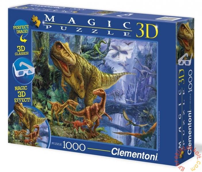 Vásárlás: Clementoni Magic Puzzle 3D - Dinoszauruszok völgye 1000 db-os  (39261) Puzzle árak összehasonlítása, Magic Puzzle 3 D Dinoszauruszok  völgye 1000 db os 39261 boltok