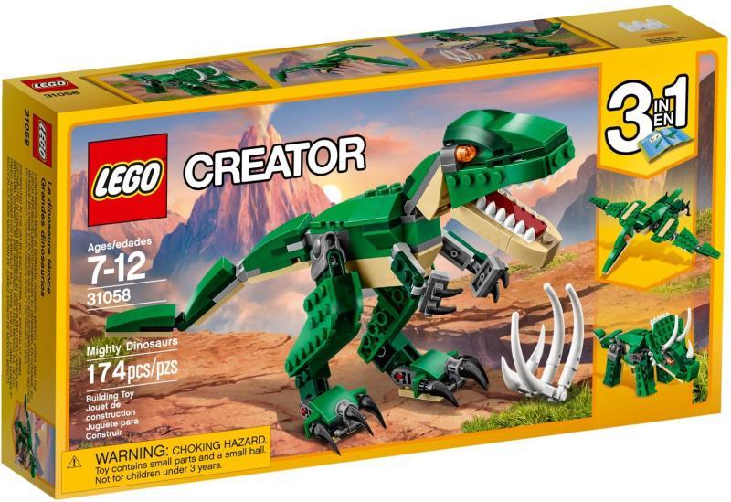 Vásárlás: LEGO® Creator 3-in-1 - Hatalmas dinoszaurusz (31058) LEGO árak  összehasonlítása, Creator 3 in 1 Hatalmas dinoszaurusz 31058 boltok