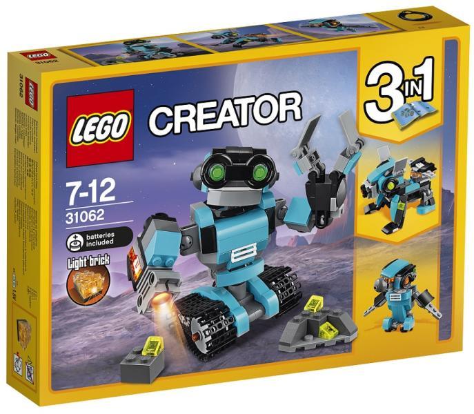 Vásárlás: LEGO® Creator 3-in-1 - Robot felfedező (31062) LEGO árak  összehasonlítása, Creator 3 in 1 Robot felfedező 31062 boltok