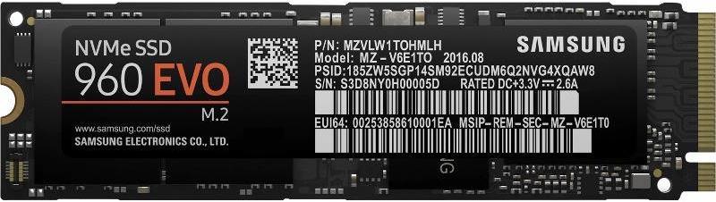 Vásárlás: Samsung 960 EVO 500GB M.2 PCIe MZ-V6E500BW Belső SSD meghajtó árak  összehasonlítása, 960 EVO 500 GB M 2 PCIe MZ V 6 E 500 BW boltok