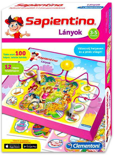 Vásárlás: Clementoni Sapientino lányok - oktató, fejlesztő játék  kislányoknak (új kiadás) Tudományos és ismeretterjesztő játék árak  összehasonlítása, Sapientino lányok oktató fejlesztő játék kislányoknak új  kiadás boltok