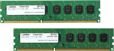 Essentials 16GB (2x8GB) DDR3L 1600MHz 997031