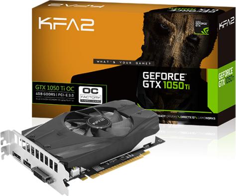 Vásárlás: KFA2 GeForce GTX 1050 Ti OC 4GB GDDR5 128bit (50IQH8DSN8OK)  Videokártya - Árukereső.hu