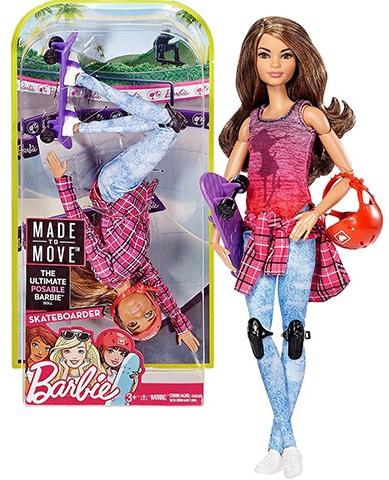 Vásárlás: Mattel Barbie - Mozgásra Tervezve - Gördeszkás baba (DVF70) Barbie  baba árak összehasonlítása, Barbie Mozgásra Tervezve Gördeszkás baba DVF 70  boltok