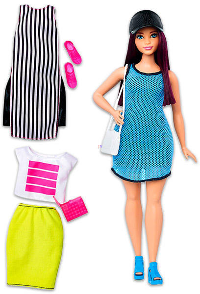 Vásárlás: Mattel Barbie - Fashionistas - Curvy Divatguruk - molett lány kék  ruhában fehér retiküllel (DTF01) Barbie baba árak összehasonlítása, Barbie  Fashionistas Curvy Divatguruk molett lány kék ruhában fehér retiküllel DTF  01 boltok
