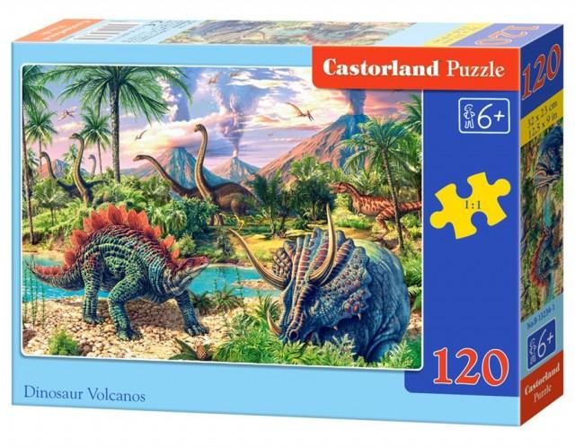 Dinoszauruszok és vulkánok 120 db-os (B-13234)