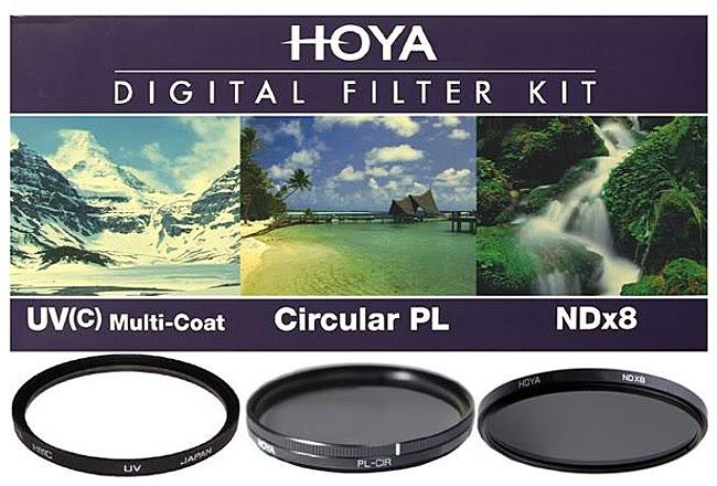 Hoya Szűrőkészlet, 55 mm, HMC (UV, cirkuláris polár, ND8) II (YKITDG055) objektív  szűrő vásárlás, olcsó Hoya Szűrőkészlet, 55 mm, HMC (UV, cirkuláris polár,  ND8) II (YKITDG055) fényképezőgép szűrő árak, akciók