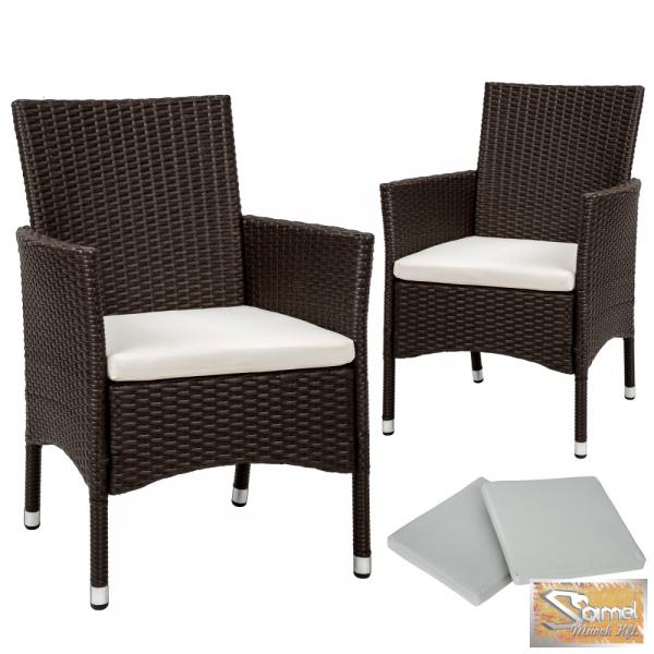 Vásárlás: TecTake Fekete polyrattan kerti szék 2db Kerti szék árak  összehasonlítása, Fekete polyrattan kerti szék 2 db boltok