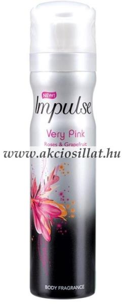 Impulse Very Pink deo spray 75 ml dezodor vásárlás, olcsó Impulse Very Pink  deo spray 75 ml izzadásgátló árak, akciók