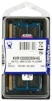 ValueRAM Notebook 4GB DDR3 1333MHz KVR1333D3S9/4G