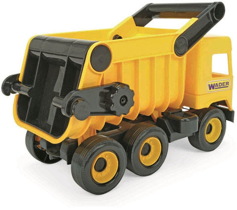 Middle Truck billentős dömper 43 cm sárga (32121)