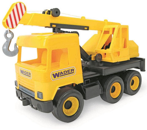 Middle Truck darus autó 43 cm sárga (32122)