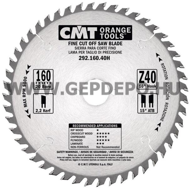 Vásárlás: CMT fűrésztárcsa 216mm Z64 fához keresztvágáshoz (292.216.64M)  Körfűrészlap árak összehasonlítása, fűrésztárcsa 216 mm Z 64 fához  keresztvágáshoz 292 216 64 M boltok