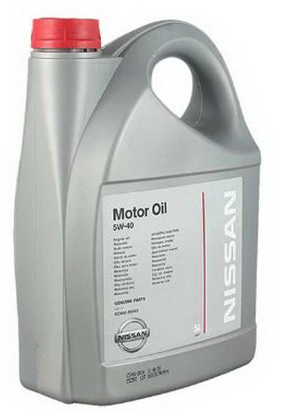 Nissan motor oil 5w40