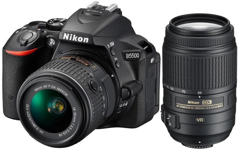Nikon D5500 +AF-P 18-55mm VR +55-300mm VR - Árukereső.hu
