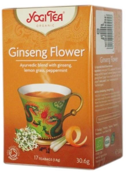 Ceai bio Yogi Tea din flori de Ginseng 30.6 g