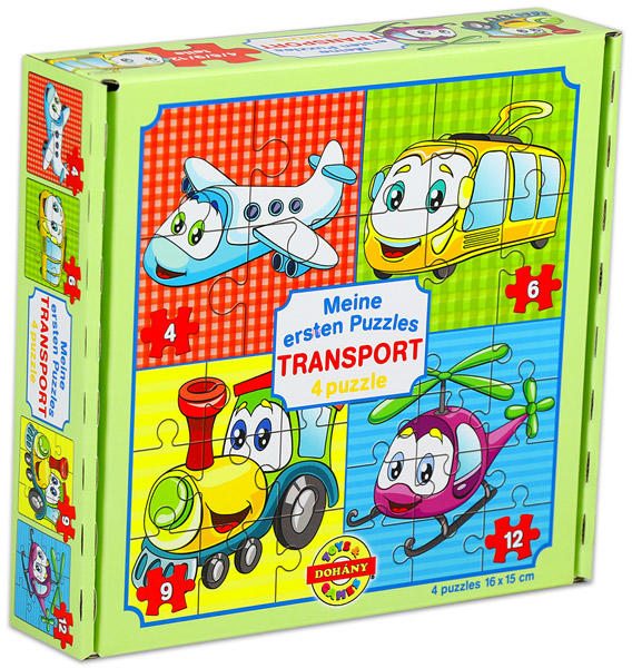 Tömegközlekedés 4 az 1-ben puzzle (DOHANY-500/03)