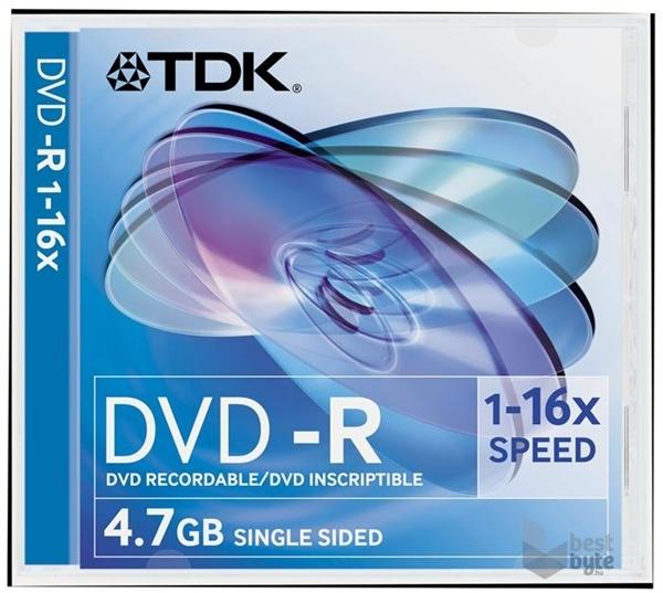 TDK DVD-R 4.7GB 16x írható CD, DVD vásárlás, olcsó TDK DVD-R 4.7GB 16x írható  DVD, CD árak, akciók