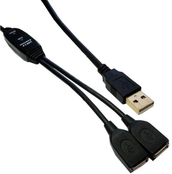 18004 USB aktív hosszabbító kábel 5m vásárlás, olcsó 18004 USB aktív  hosszabbító kábel 5m árak, Kábel, csatlakozó akciók
