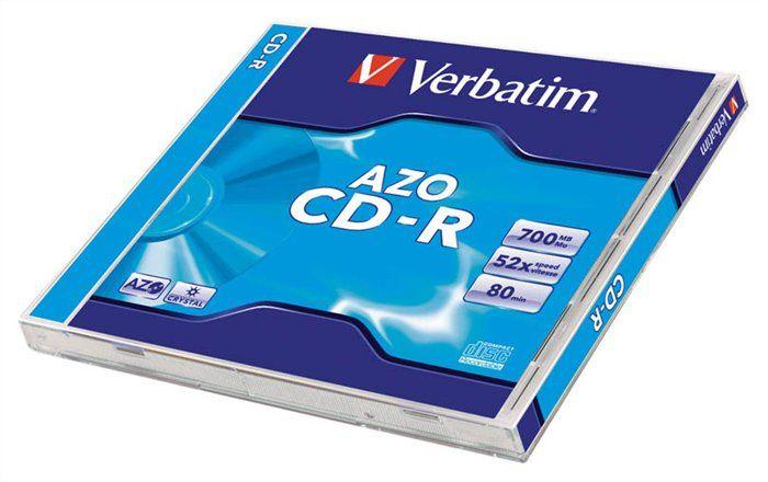 Verbatim CD-R 700MB 52x Crystal AZO írható CD, DVD vásárlás, olcsó Verbatim  CD-R 700MB 52x Crystal AZO írható DVD, CD árak, akciók