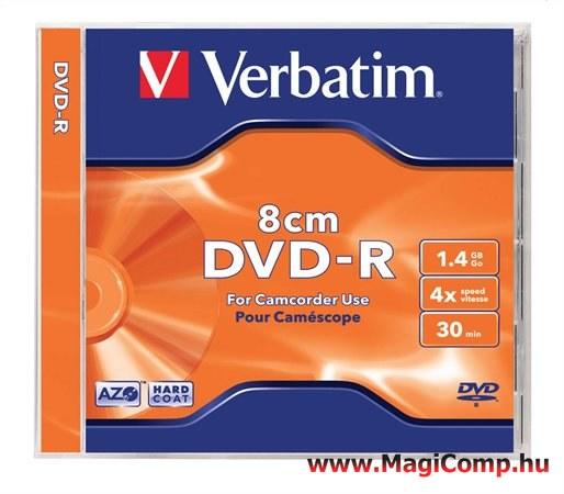 Verbatim Mini DVD-R 1.4GB 4x írható CD, DVD vásárlás, olcsó Verbatim Mini  DVD-R 1.4GB 4x írható DVD, CD árak, akciók