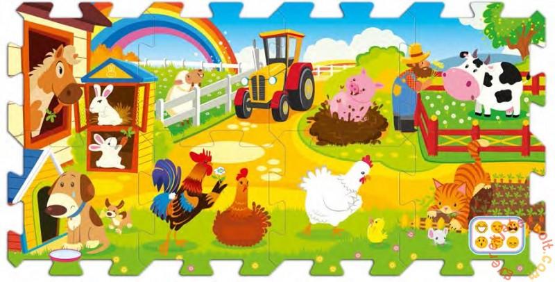 Vásárlás: Trefl Farm móka 8 db-os (60697) Szivacs puzzle szőnyeg árak  összehasonlítása, Farm móka 8 db os 60697 boltok
