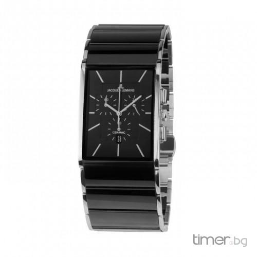 Orologio Uomo Jacques Lemans Dublino 1-1941C | Quarzo Con Vetro Zaffiro | Cinturino In Ceramica E Acciaio