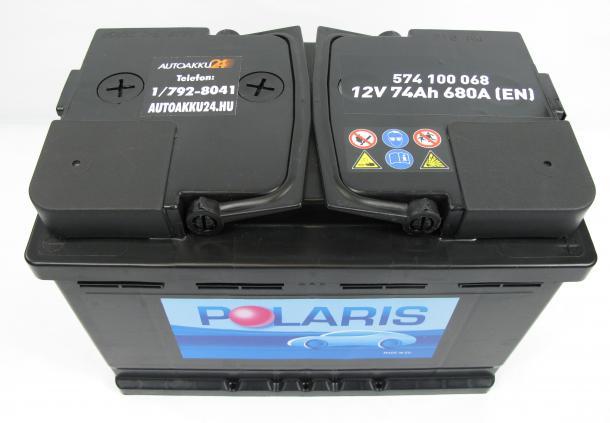 POLARIS 74Ah 680A right+ vásárlás, Autó akkumulátor bolt árak, akciók,  autóakku árösszehasonlító