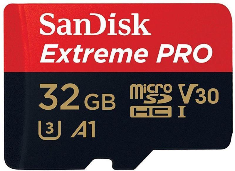 SanDisk microSDHC Extreme Pro 32GB A1/V30/C10/UHS-I  SDSQXCG-032G-GN6MA/173427 (Card memorie) - Preturi