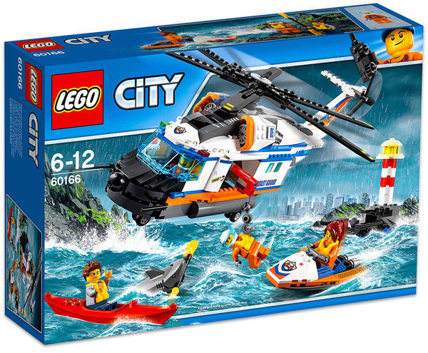 Vásárlás: LEGO® City - Nagy teherbírású mentőhelikopter (60166) LEGO árak  összehasonlítása, City Nagy teherbírású mentőhelikopter 60166 boltok