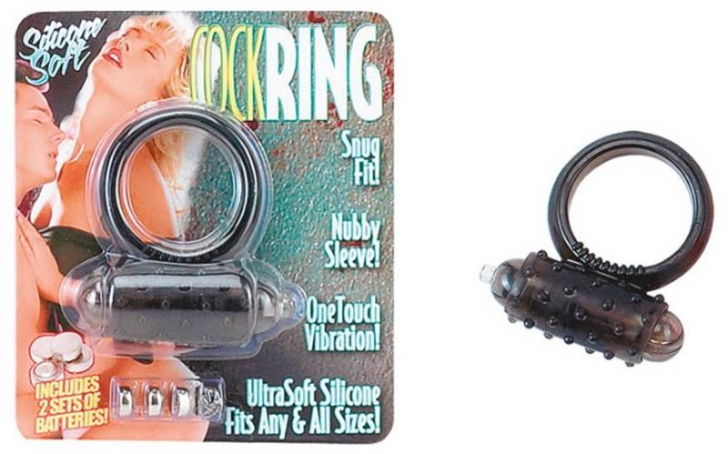 Mini Vibrating Cockring fekete