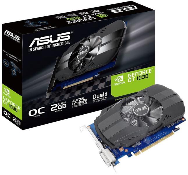 ASUS GeForce GT 1030 OC 2GB GDDR5 64bit (PH-GT1030-O2G) Placa video Preturi  - ASUS GeForce GT 1030 OC 2GB GDDR5 64bit (PH-GT1030-O2G) Placa video  Magazine