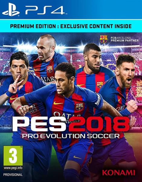 Vásárlás: Konami PES 2018 Pro Evolution Soccer [Premium Edition] (PS4)  PlayStation 4 játék árak összehasonlítása, PES 2018 Pro Evolution Soccer  Premium Edition PS 4 boltok