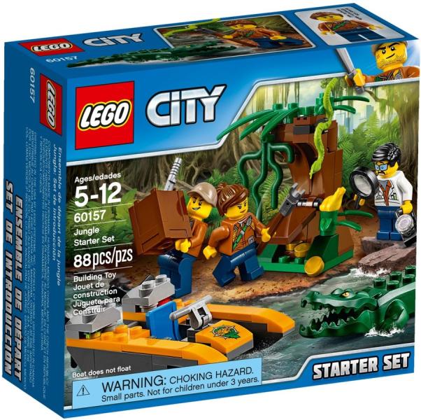 Vásárlás: LEGO® City - Dzsungel kezdőkészlet (60157) LEGO árak  összehasonlítása, City Dzsungel kezdőkészlet 60157 boltok