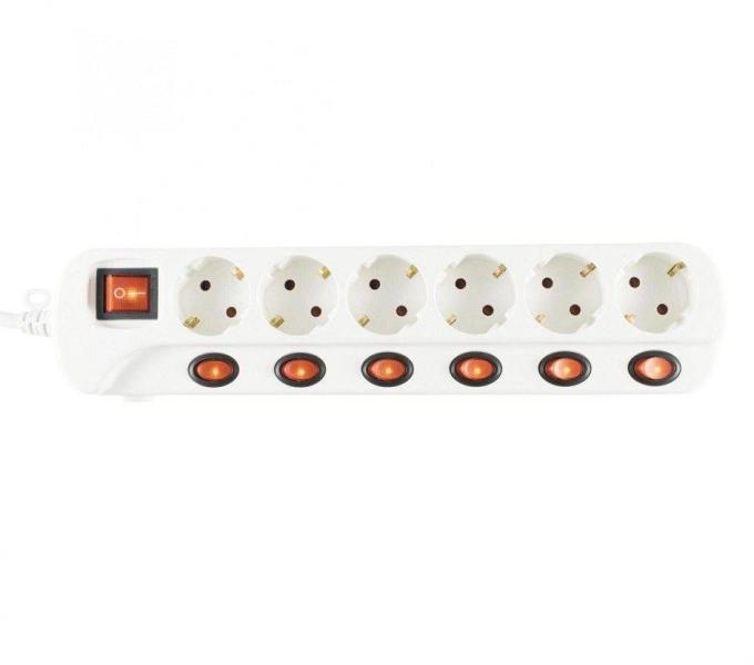 6 Plug 1,5 m Switch (NVK 06K/WH)