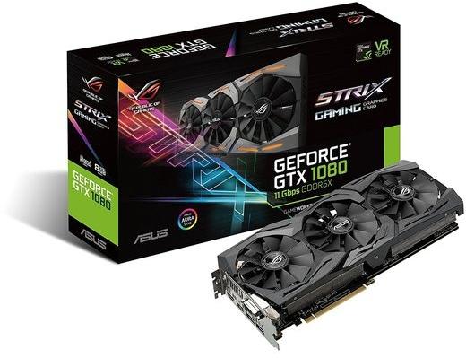 ASUS GeForce GTX 1080 8GB GDDR5X 256bit (ROG-STRIX-GTX1080-A8G 