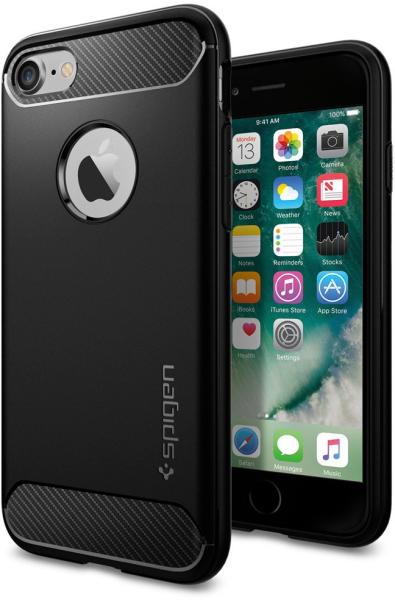 Vásárlás: Spigen Rugged Armor - Apple iPhone 7 case black (042CS20441)  Mobiltelefon tok árak összehasonlítása, Rugged Armor Apple iPhone 7 case  black 042 CS 20441 boltok