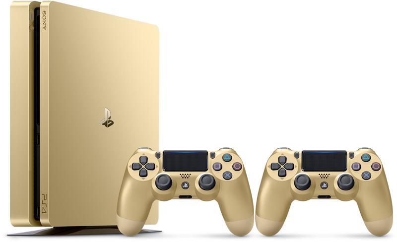 Sony PlayStation 4 Slim Gold 500GB (PS4 Slim 500GB) + DualShock 4  Controller vásárolj már 0 Ft-tól