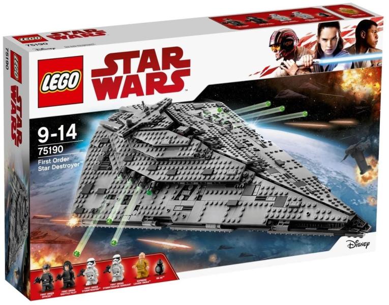 Vásárlás: LEGO® Star Wars™ - Első rendi csillagromboló (75190) LEGO árak  összehasonlítása, Star Wars Első rendi csillagromboló 75190 boltok
